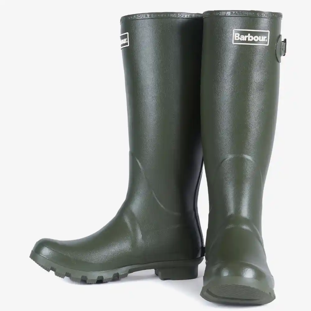 Barbour Mens Bede Wellington Boot Olive (3)