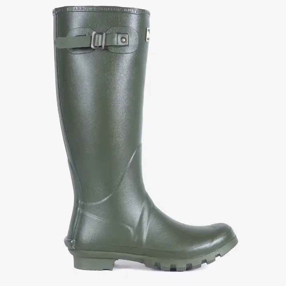 Barbour Mens Bede Wellington Boot Olive (6)