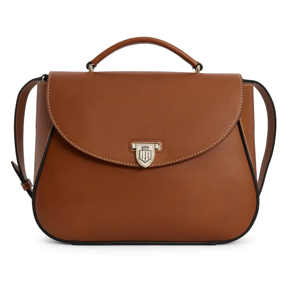 Fairfax & Favor Blenheim Crossbody Handbag Tan Leather