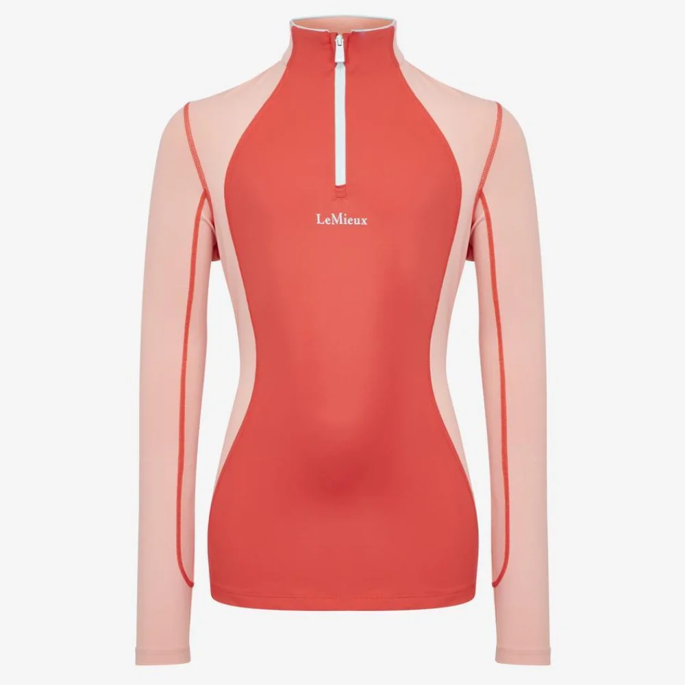LeMieux X Harlow Young Rider Base Layer Coral Crush