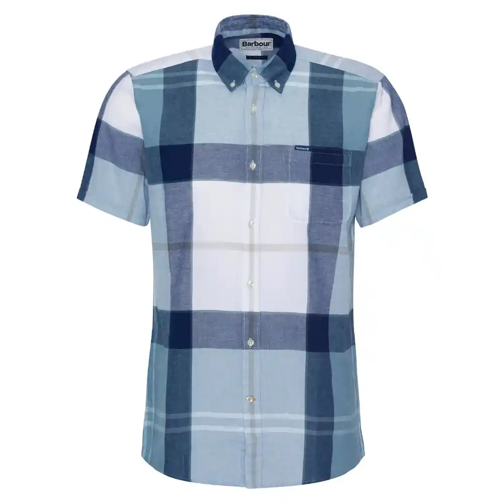Barbour Mens Douglas Short Sleeve Tailored Shirt Northshore Tartan