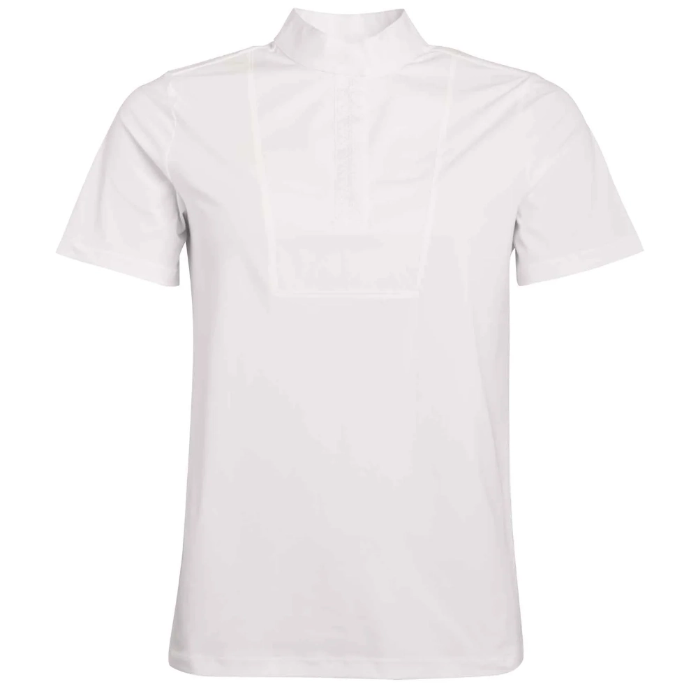 Holland Cooper Ladies Gatcombe Short Sleeve Show Shirt White