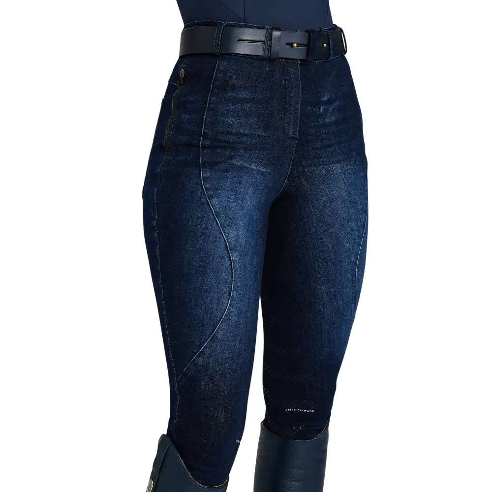 Aztec Diamond Premium Denim Breeches Indigo