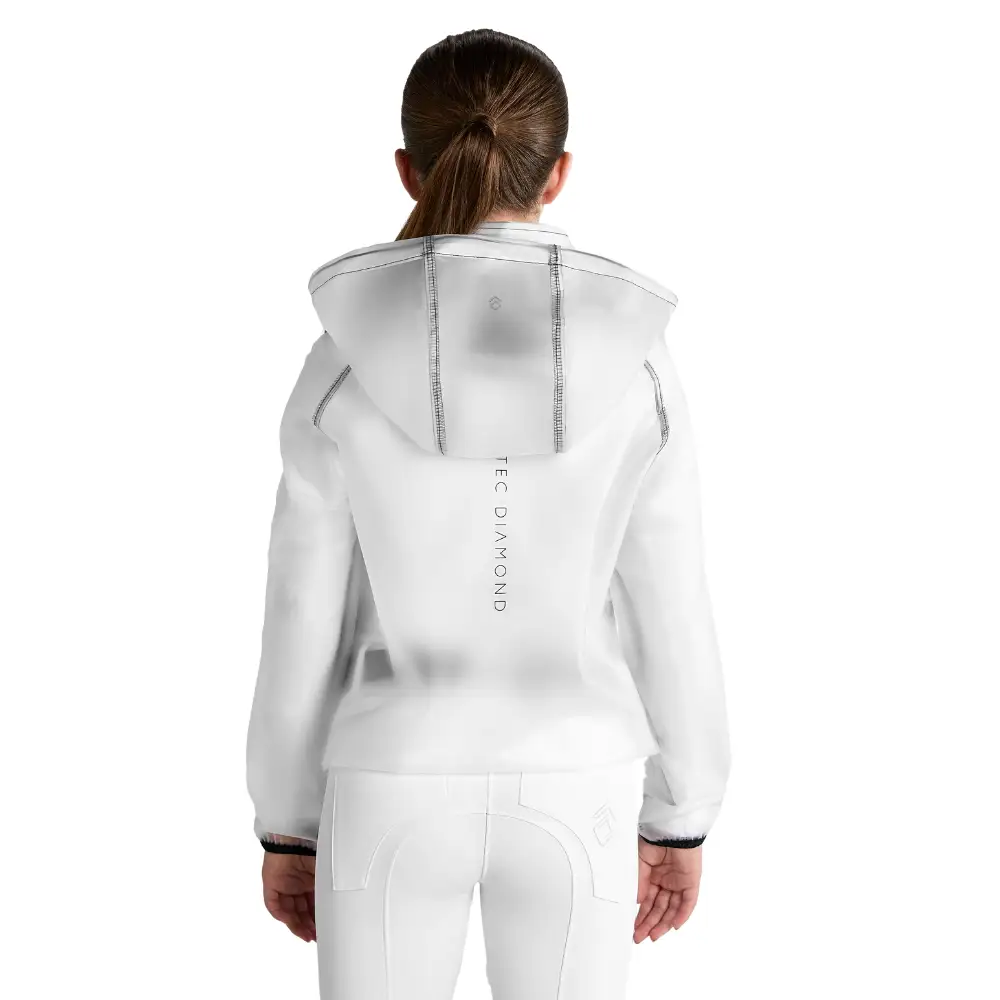 Aztec Diamond Young Rider Rain Jacket Clear/Black Aztec Diamond Young Rider Rain Jacket Clear/Black