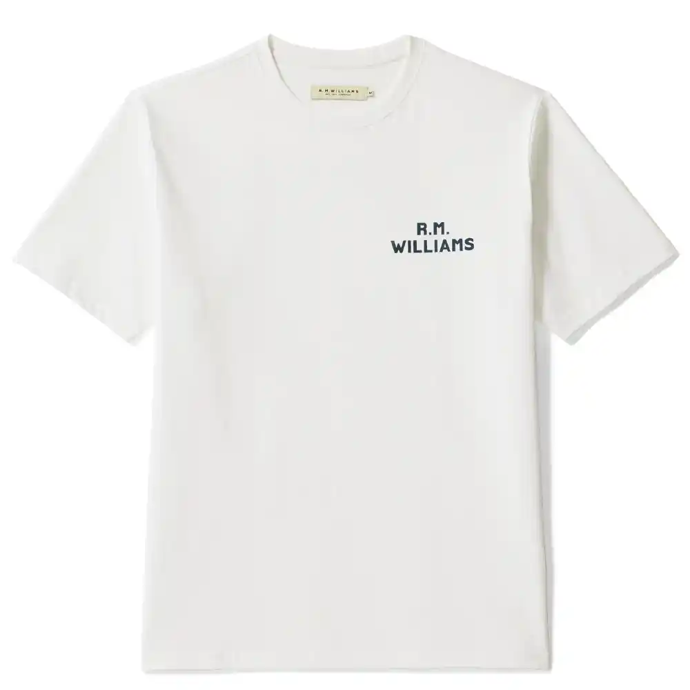 R.M.Williams Mens Trio T Shirt White
