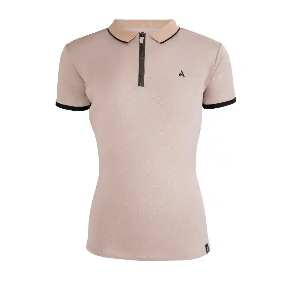 Shires Aubrion Childrens Young Rider React Tech Polo Sand