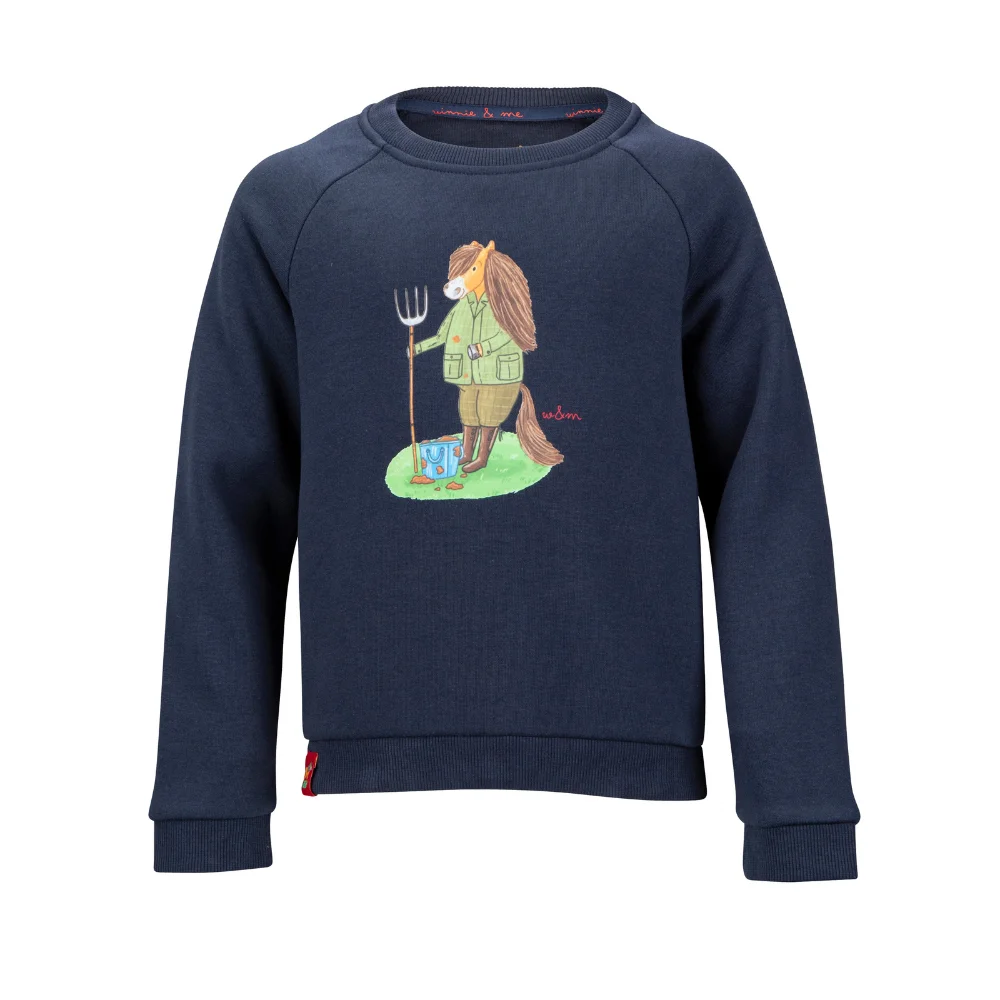 Shires Childrens Winnie & Me Sweatshirt Navy