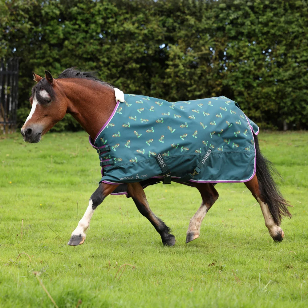 Shires Winnie & Me 100 Turnout Rug Green