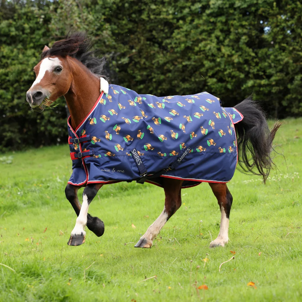 Shires Winnie & Me Lite Turnout Rug Navy