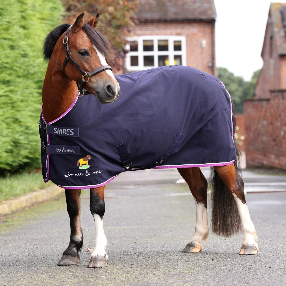 Shires Winnie & Me Stable Sheet Navy