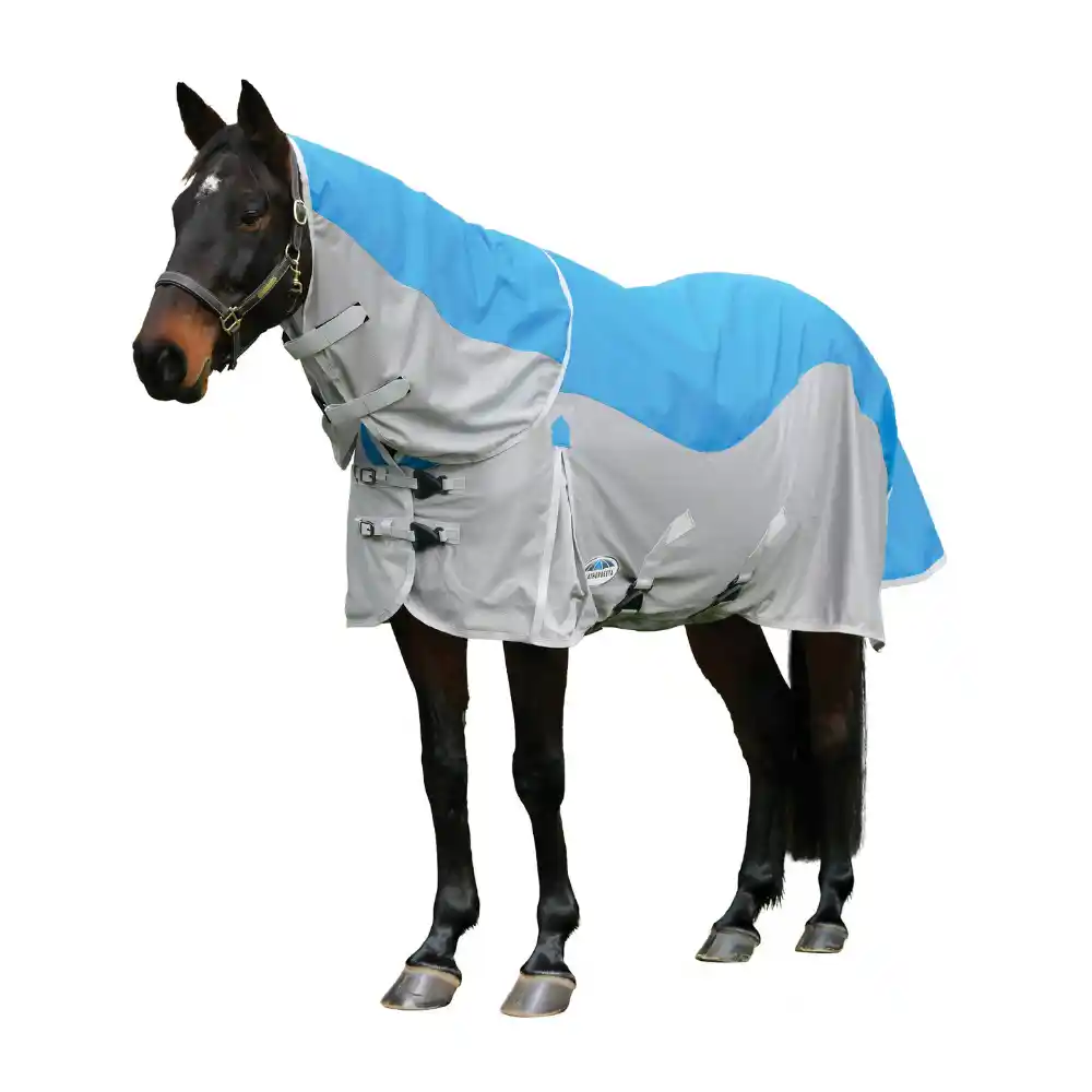 Weatherbeeta Dual Shield Detach A Neck Blue Grey