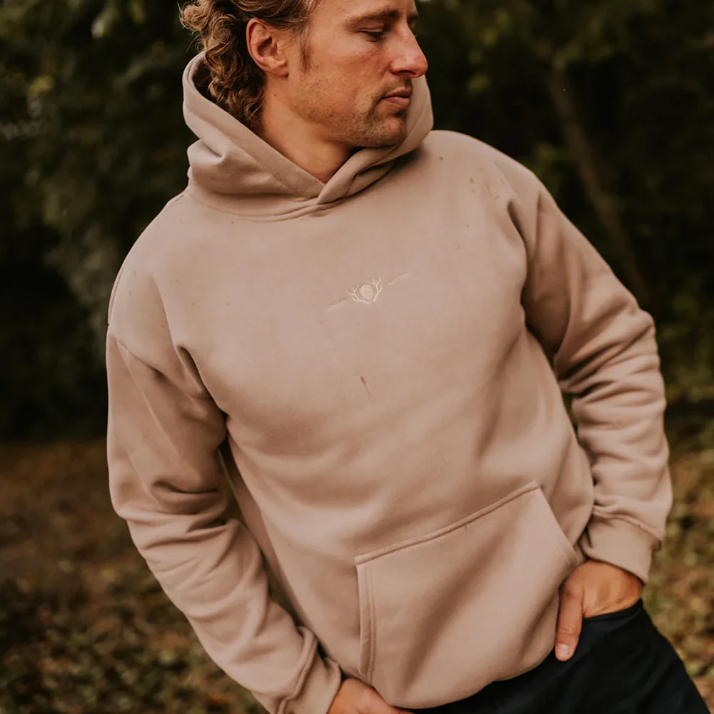 Digby & Litten Unisex Calor Hoodie Taupe