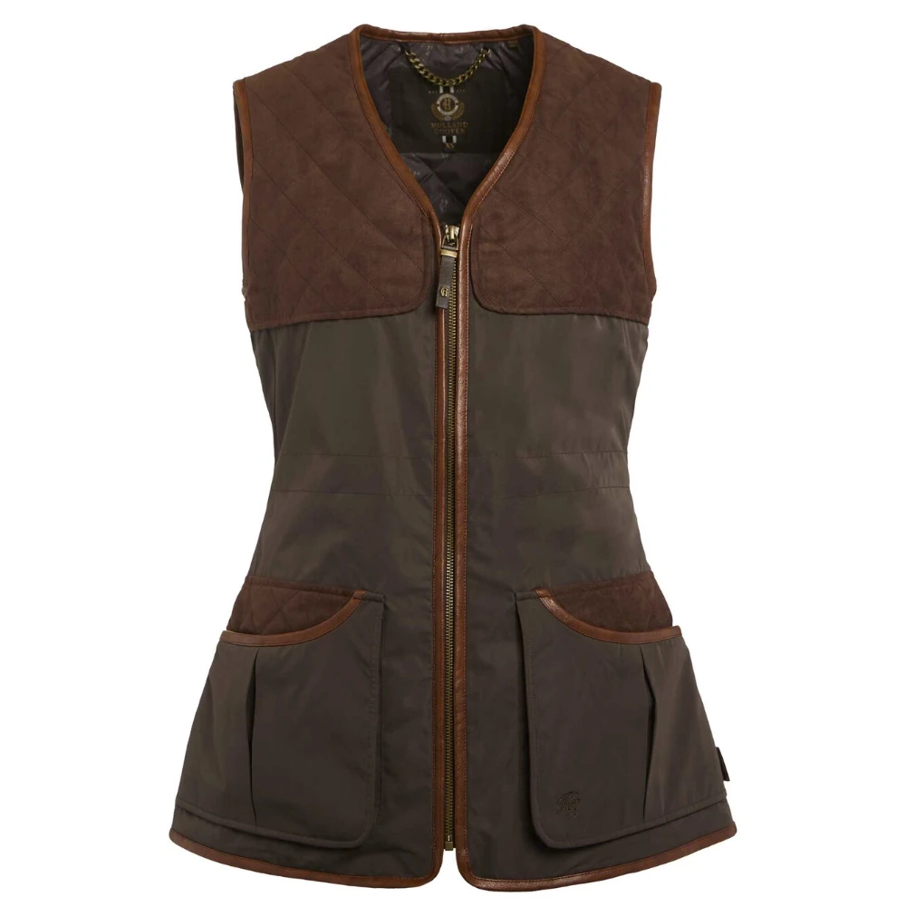 Holland Cooper Ladies Clay Vest Chocolate