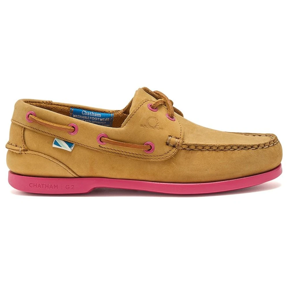 Chatham Ladies Pippa Lady II G2 Deck Shoe Tan/Pink