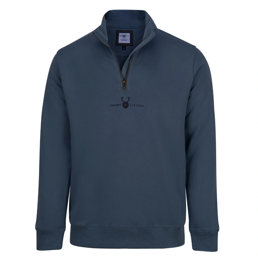 Digby & Litten Unisex Salt & Spray Quarter Zip Sweatshirt