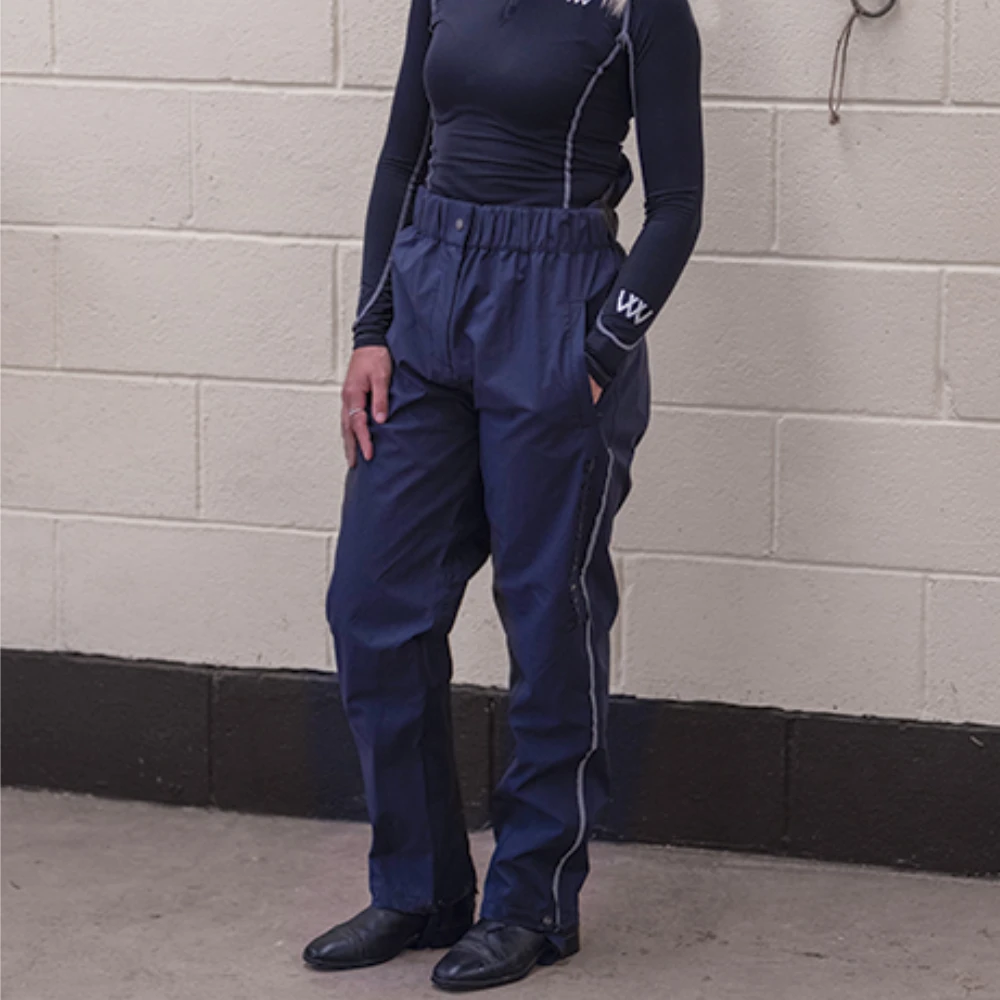 Woof Wear Unisex All Season Waterproof Riding Trousers Navy