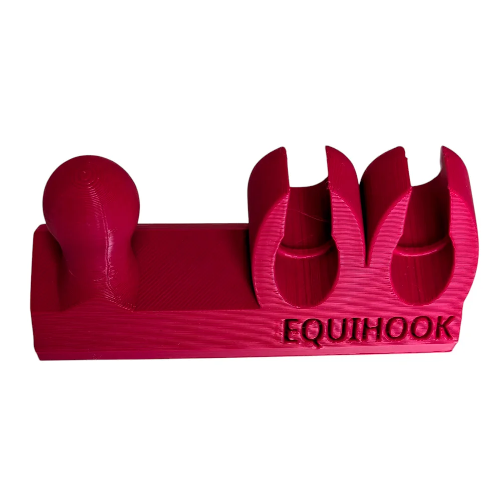 EquiHook Magnetic Kit & Whip Holder Cherry Red