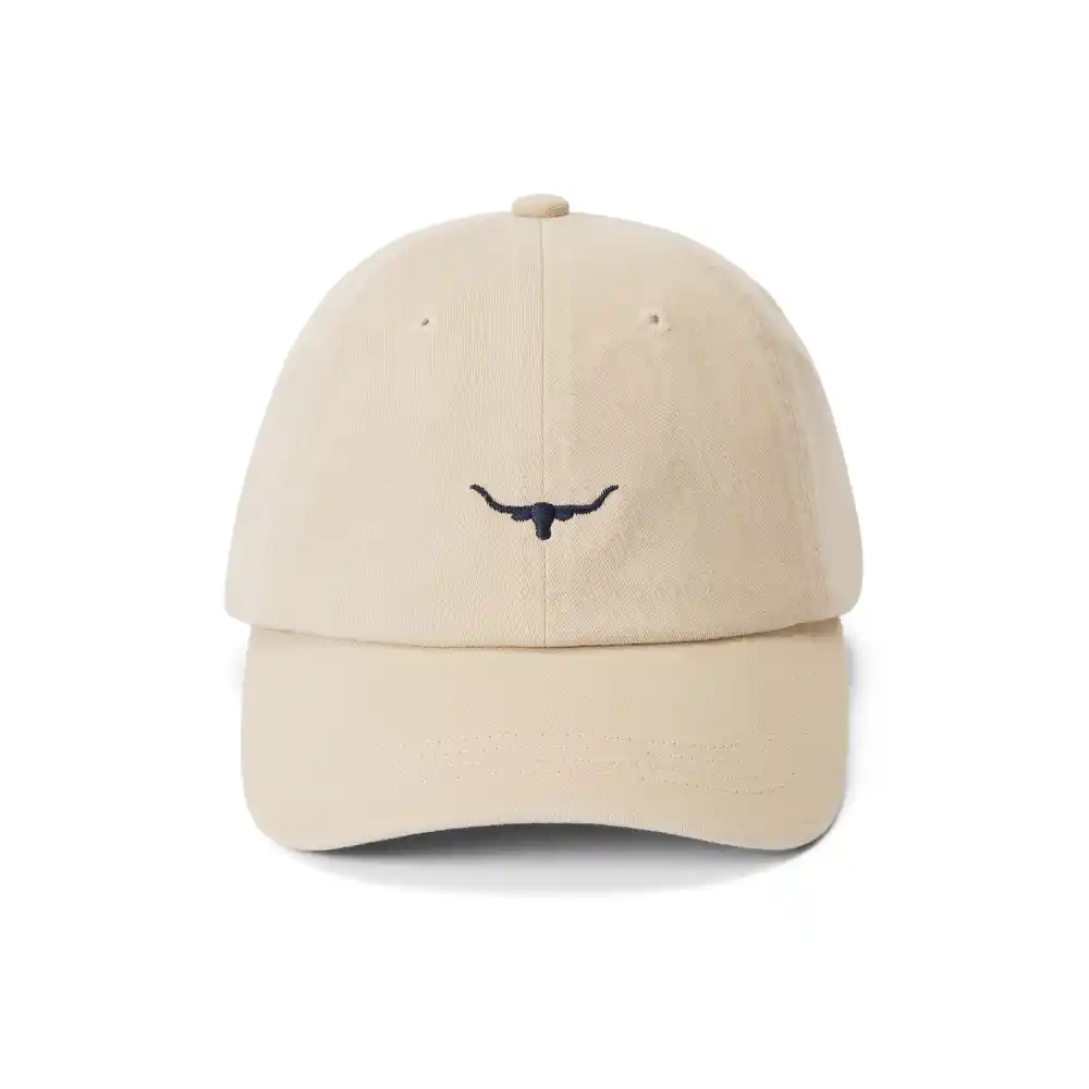 R.M.Williams Mini Longhorn Twill Cap Ecru