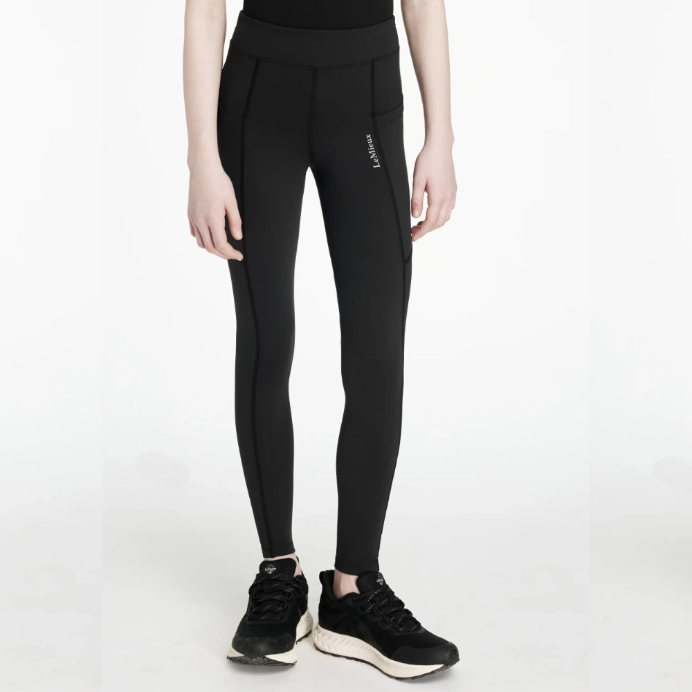 LeMieux Childrens Young Rider Darla Sport Legging Black