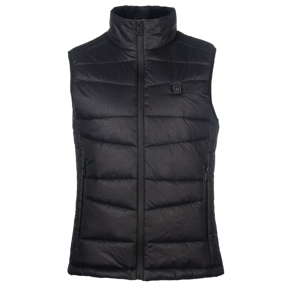HKM Mens Comfort Temperature Heated Gilet Black