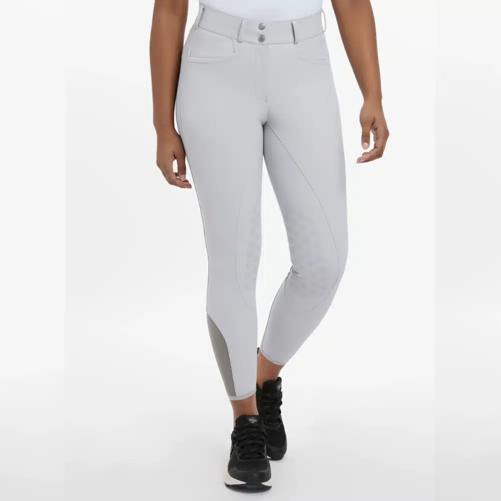 LeMieux Ladies Imogen Knee Grip Breeches Light Grey