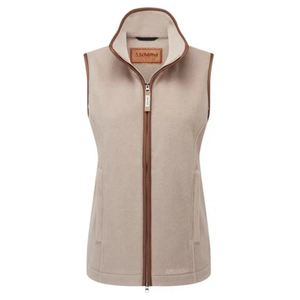 Schoffel Ladies Lyndon Fleece Gilet Mushroom