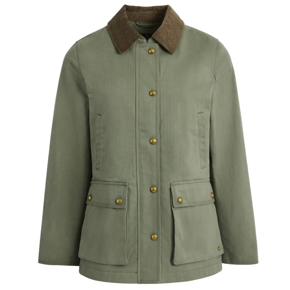 Fairfax & Favor Ladies Olivia Wax Jacket Pistachio