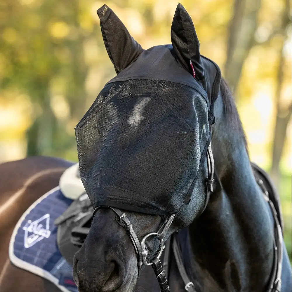 LeMieux Ride On Fly Mask Black