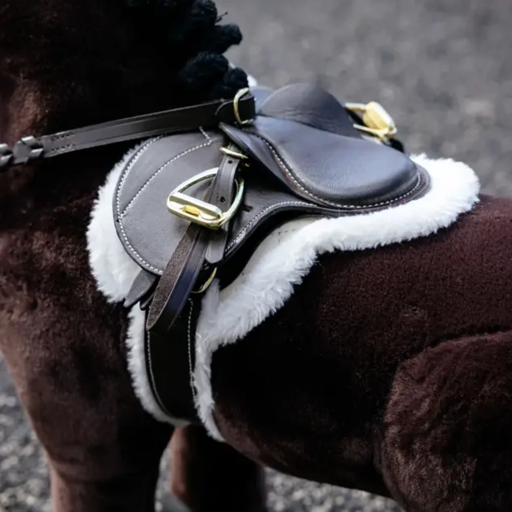 LeMieux Toy Pony Hunter Saddle Pad & Girth Brown