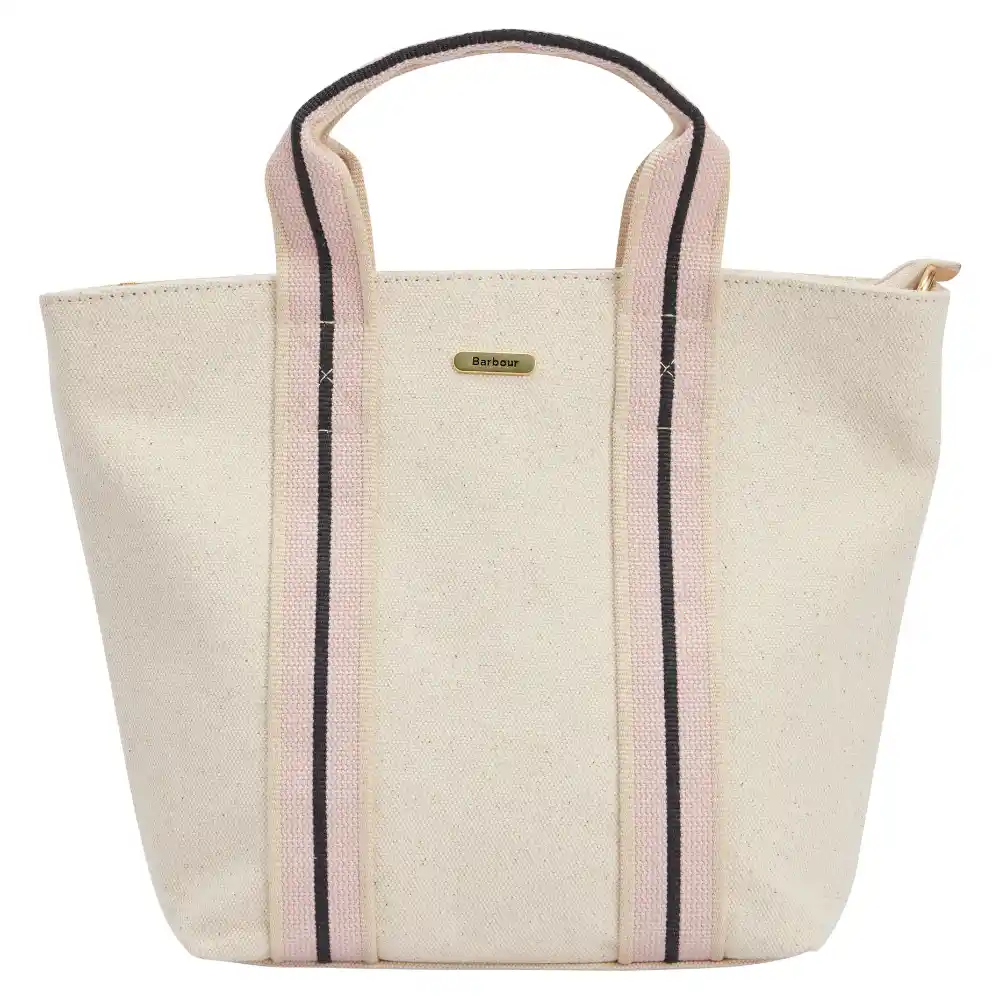 Barbour Ladies Mini Madison Beach Tote Bag Ecru