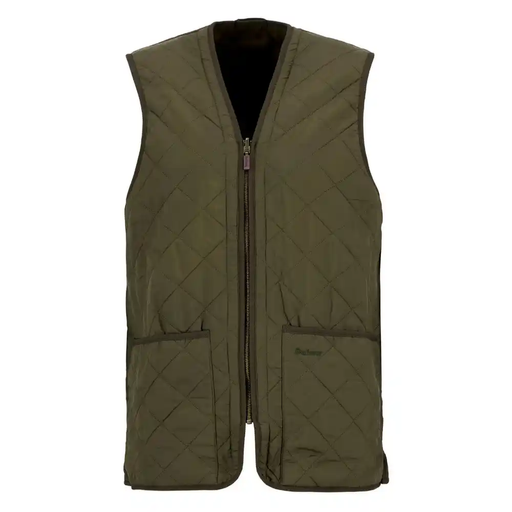 Barbour Mens Polarquilt Zip-In Liner Olive