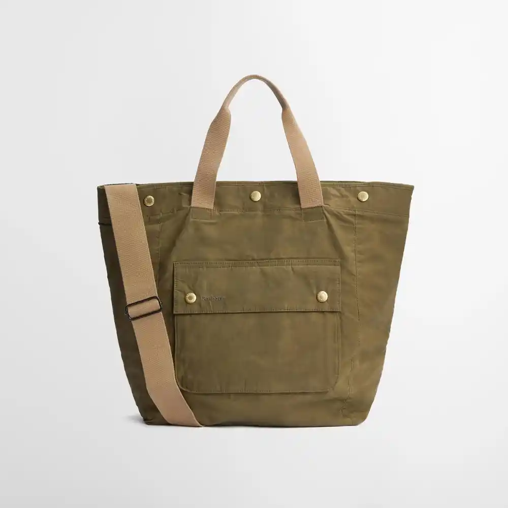 Barbour Transport 3 Way Tote Backpack Bag Dusky Green