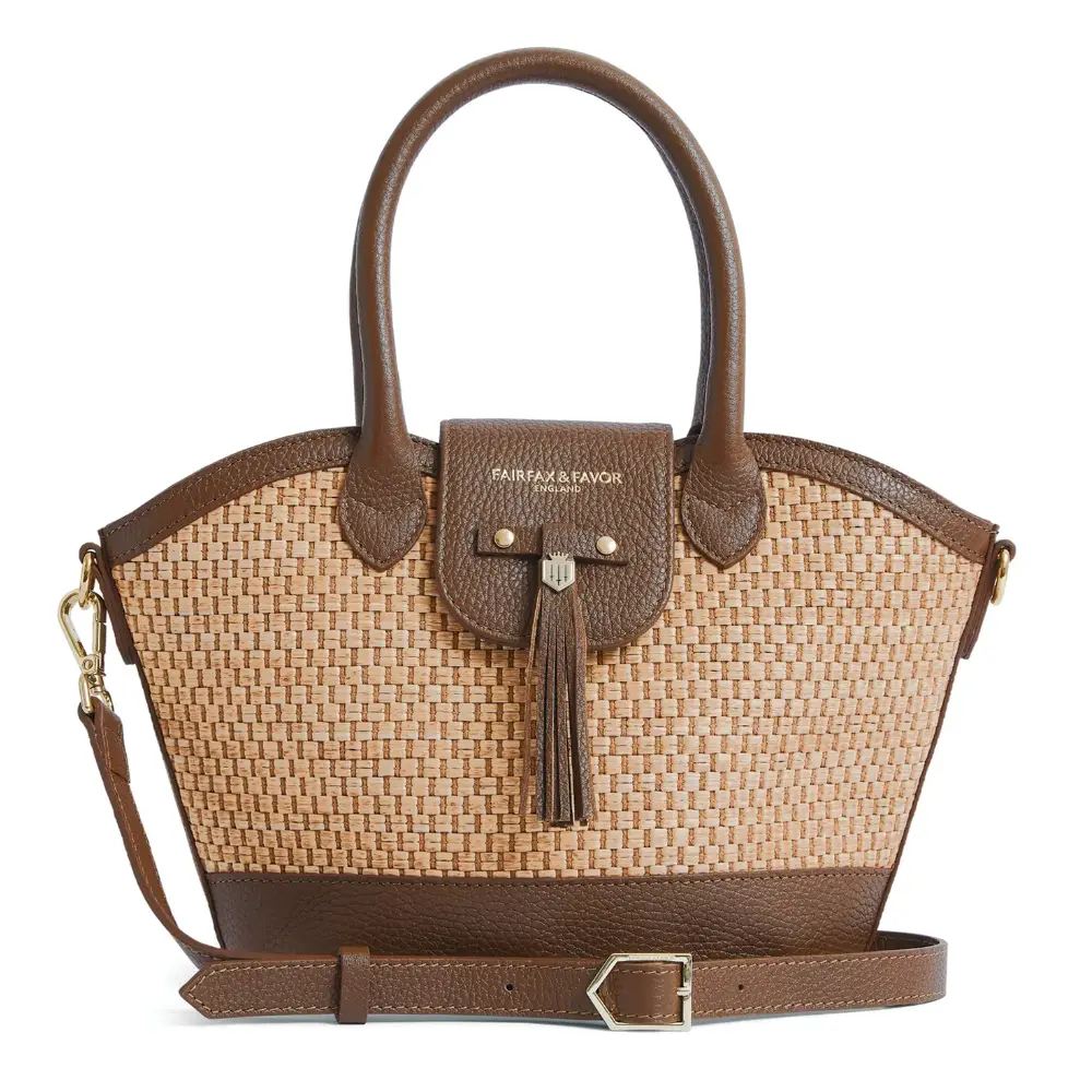 Fairfax & Favor Mini Windsor Basket Bag Tan