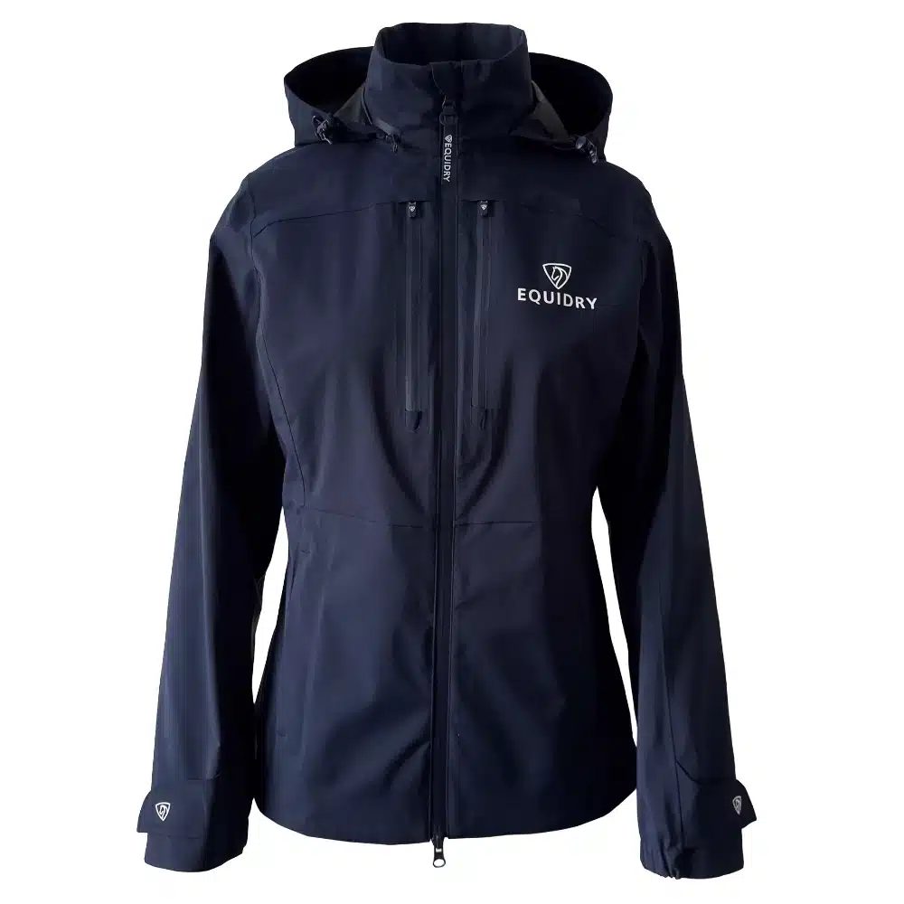 EquiDry Ladies Varsha Waterproof Jacket Navy