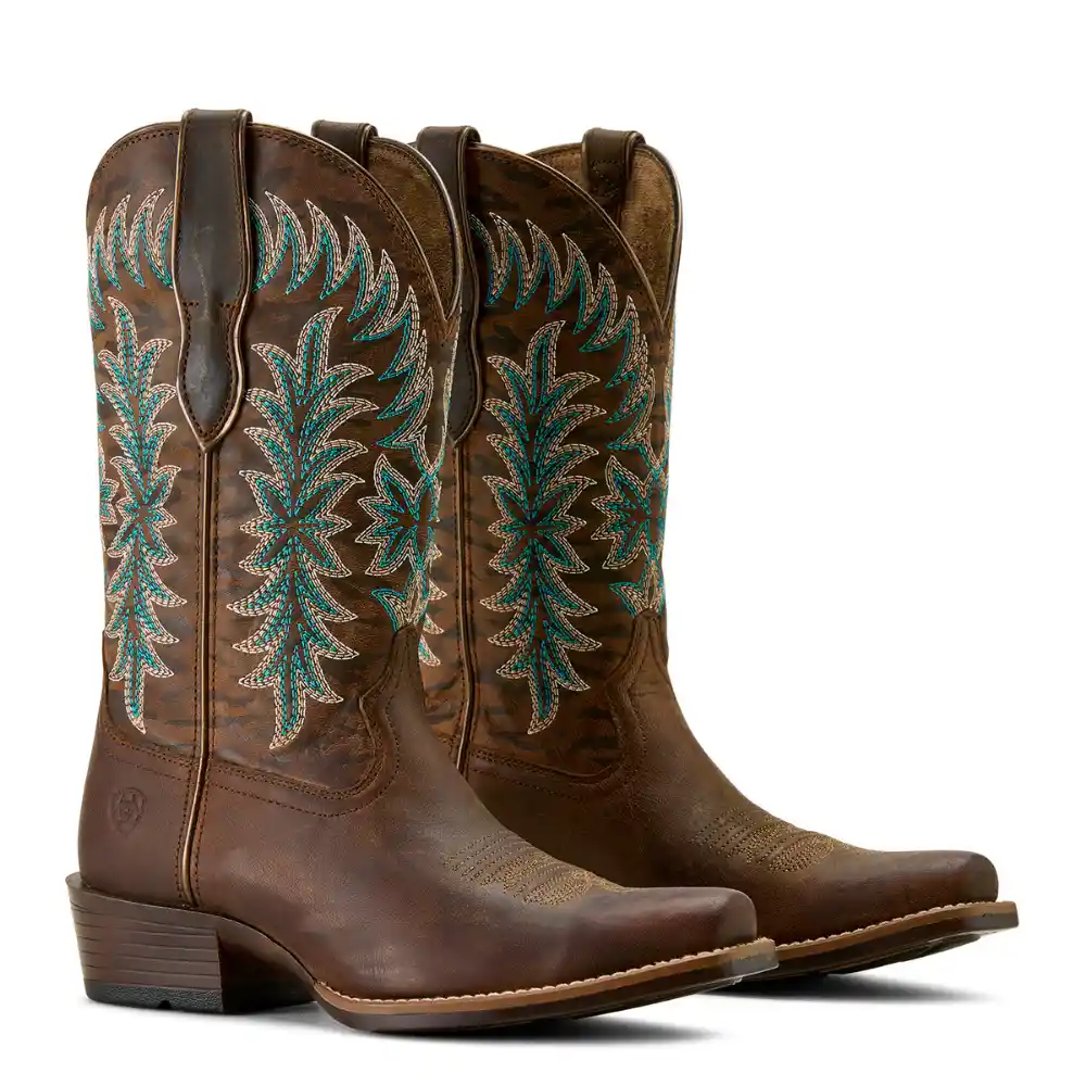 Ariat Ladies Beaumont Western Boot Sassy Brown