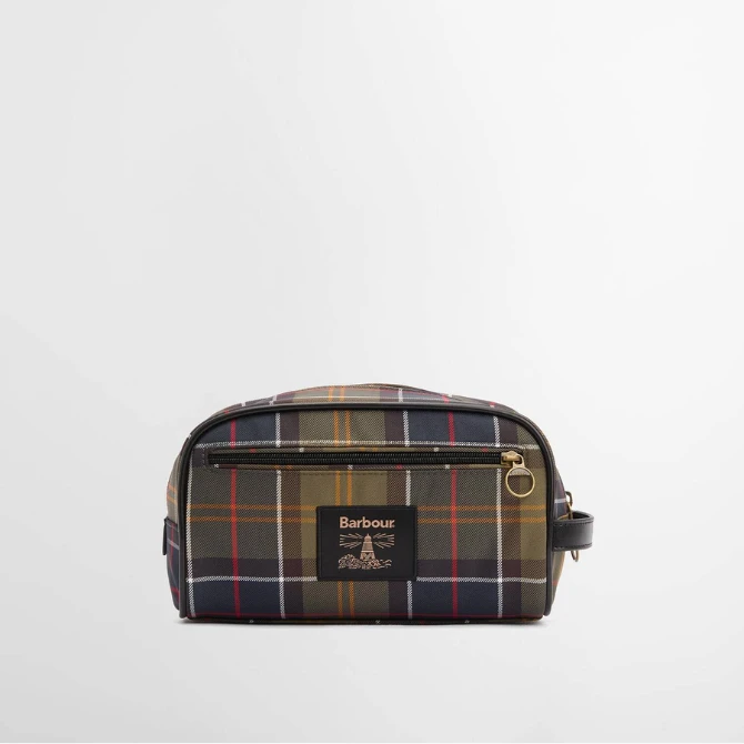 Barbour Tartan Washbag Classic Beacon