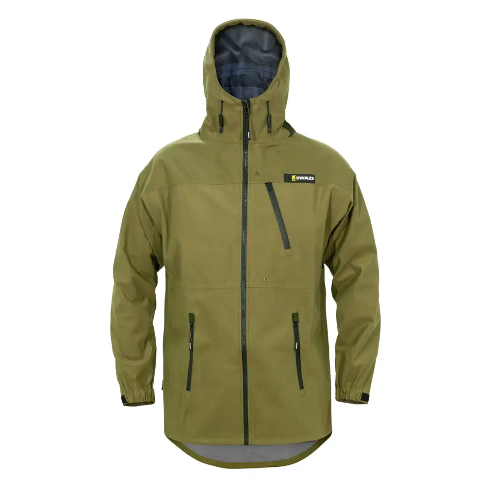 Swazi Mens Ibex Jacket Tussock Green