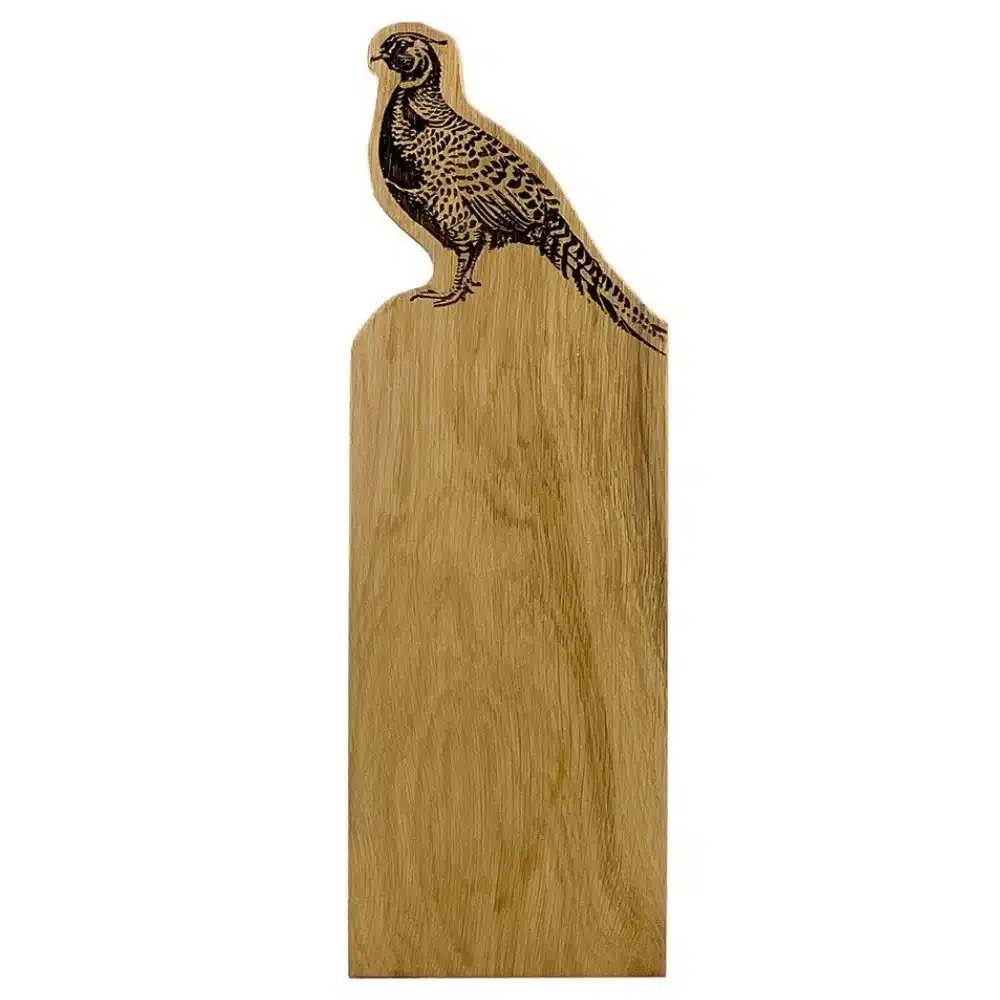 Selbrae House Pheasant Framed Oak Serving Board Medium