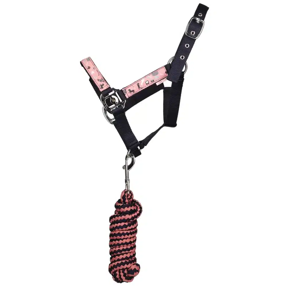Hy Equestrian Little Rider Pony Passion Head Collar & Lead Rope Set