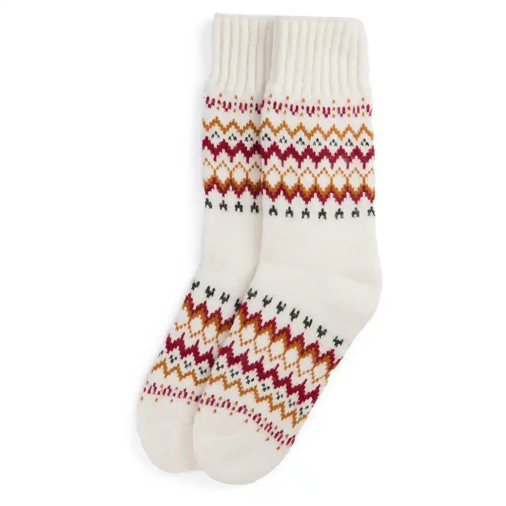 Barbour Ladies Kingsford Fair Isle Sock Cloud