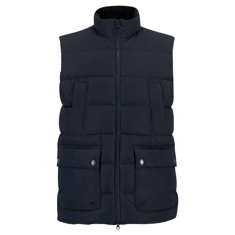 Barbour Mens Bedale Puffer Gilet Dark Navy