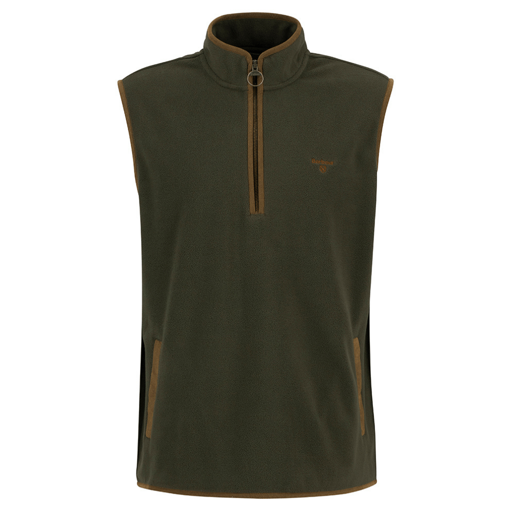 Barbour Mens Harwood Fleece Gilet Olive