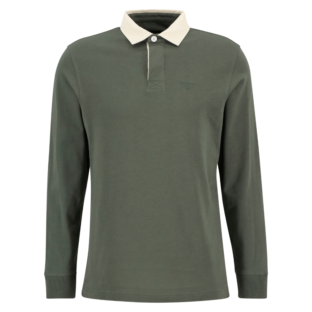 Barbour Mens Howtown Rugby Shirt Thyme