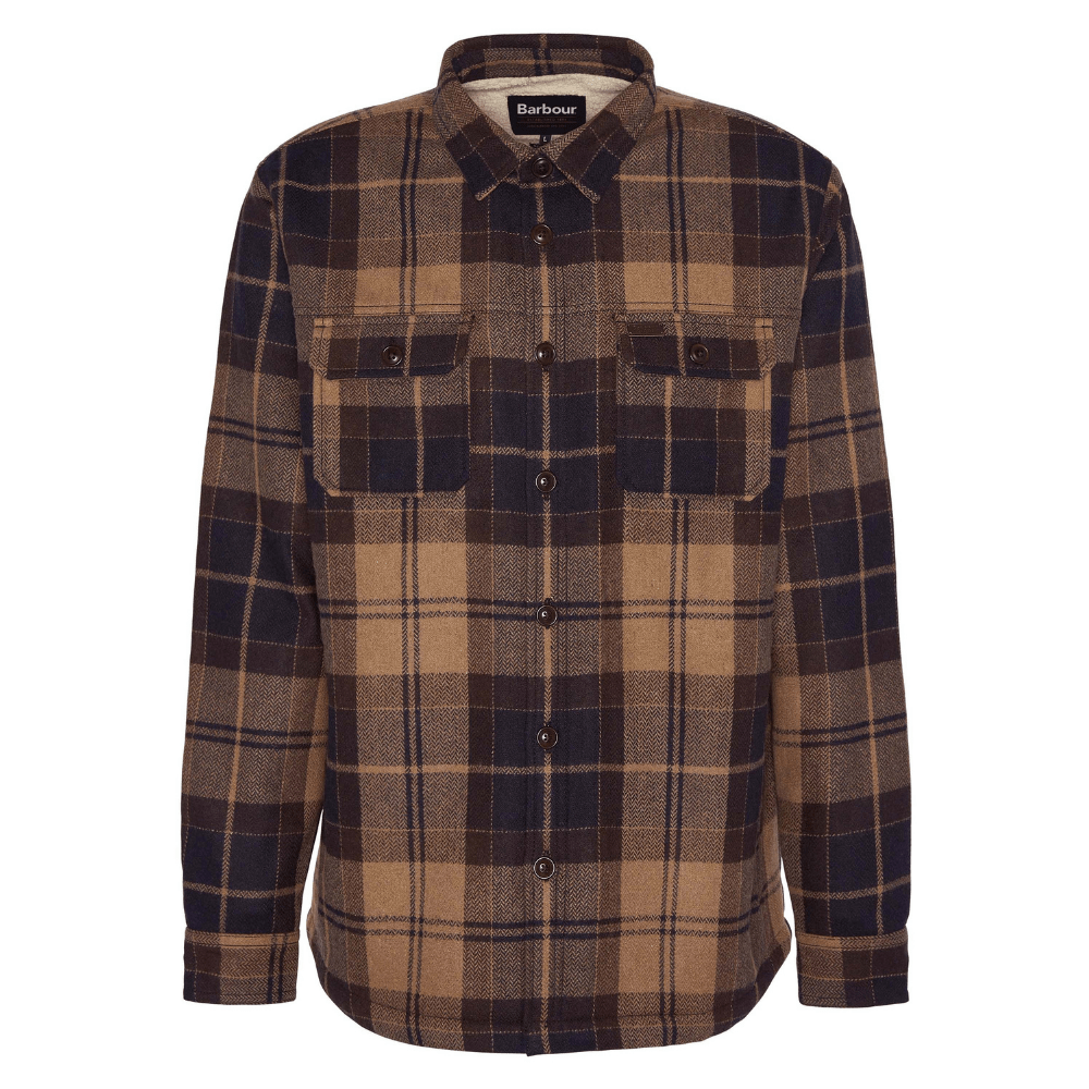 Barbour Mens Willberry Regular Brushed Check Overshirt