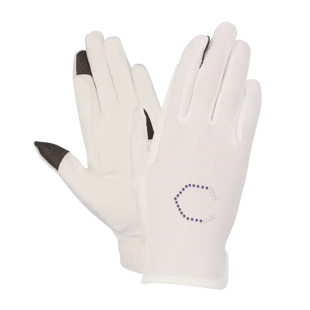 coldstream Next Generation Lintlaw CoolMesh Summer Riding Gloves White