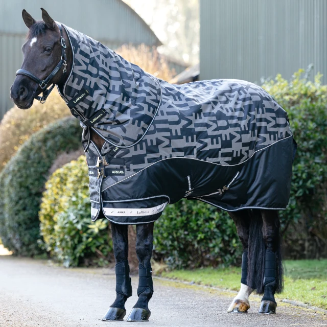 LeMieux Arika Reflective 100g Turnout Rug Black