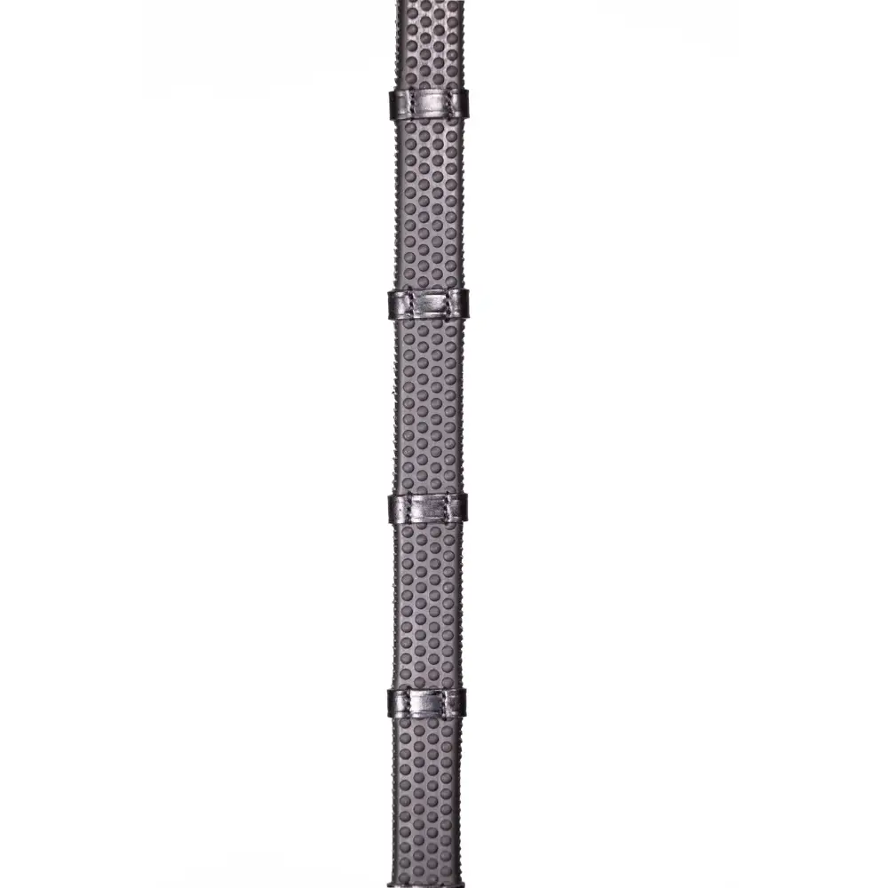 Henry James Bio Grip Hybrid Rubber Reins With Leather Stoppers