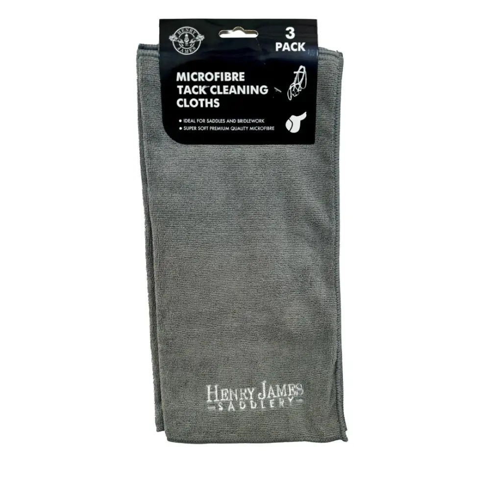 Henry James Microfibre Cleaning Cloths Pack of 3