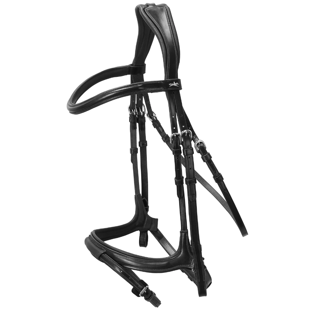 Schockemohle Ancona Select Anatomical Flash Bridle Black