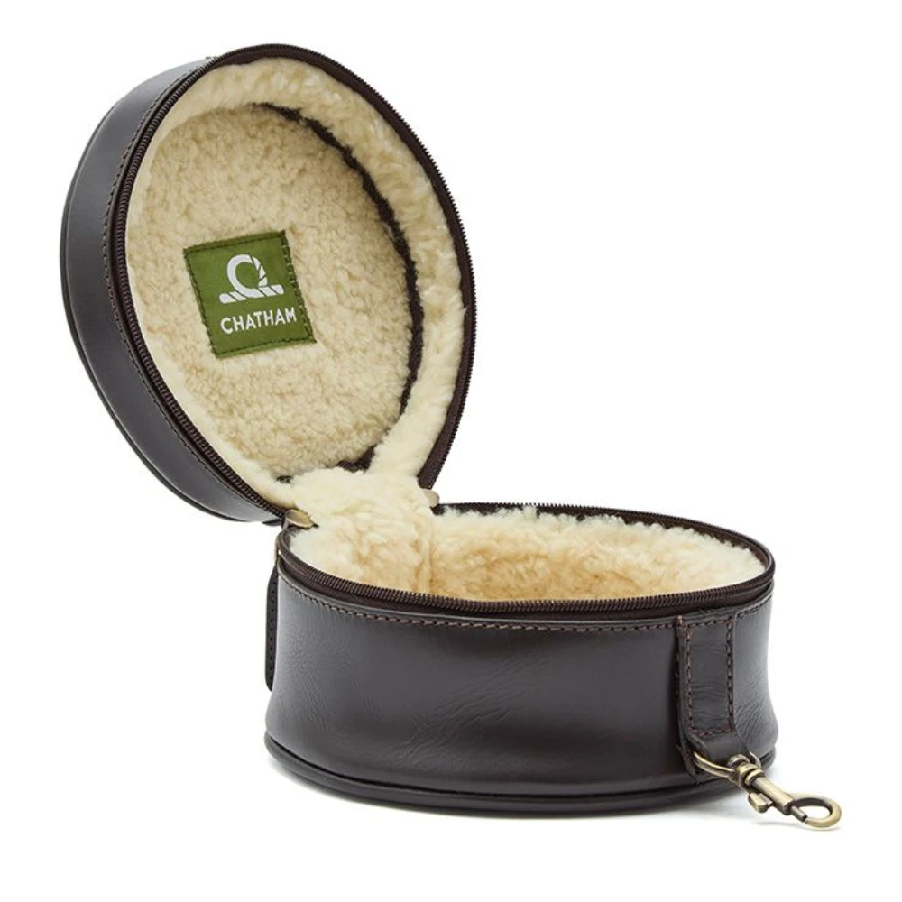 Chatham Premium Pull Up Leather Hearing Protection Case